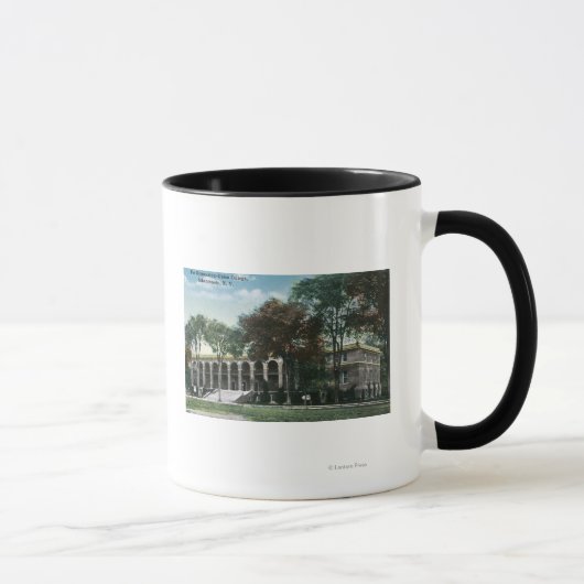 Mug Vue extérieure du gymnase de Union College (Droite)
