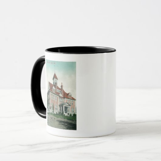 Mug Vue extérieure du lycée Yreka, CA (Devant gauche)