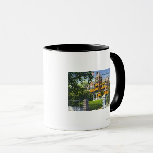 Mug Vue extérieure du manoir du gouverneur (Devant droit)