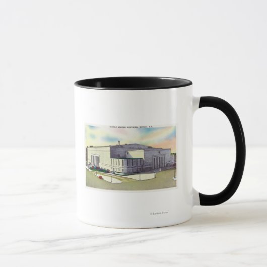 Mug Vue extérieure du monument commémoratif de Buffalo (Droite)