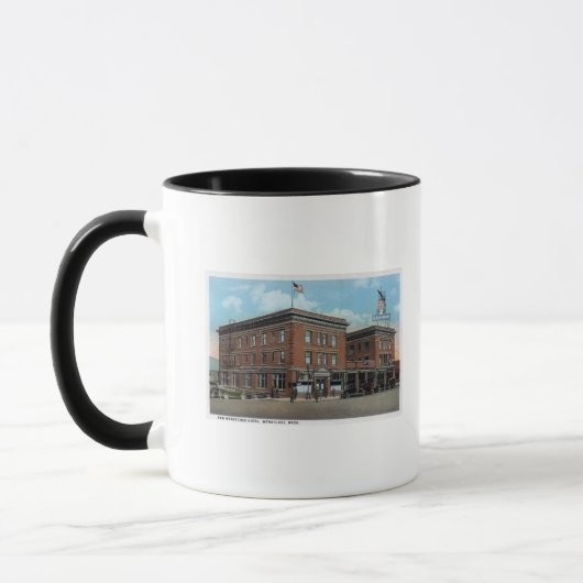 Mug Vue extérieure du New Wenatchee Hotel (Gauche)