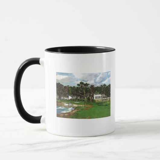 Mug Vue extérieure du Pebble Beach Lodge & (Gauche)