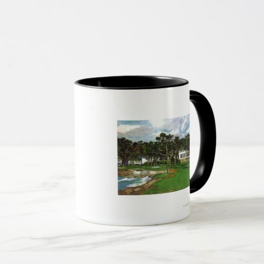 Mug Vue extérieure du Pebble Beach Lodge & (Devant droit)
