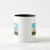 Mug Vue extérieure du phare du Cap BlancoCôte (Centre)