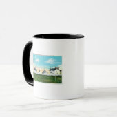 Mug Vue extérieure du phare du Cap BlancoCôte (Devant gauche)