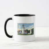 Mug Vue extérieure du phare d'UmpquaCoast (Gauche)