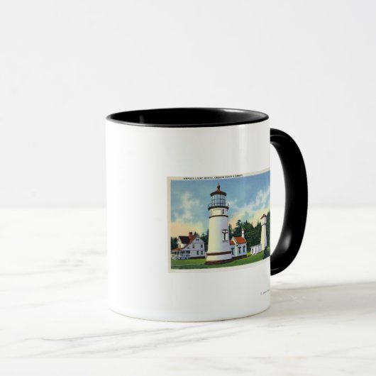 Mug Vue extérieure du phare d'UmpquaCoast (Devant droit)