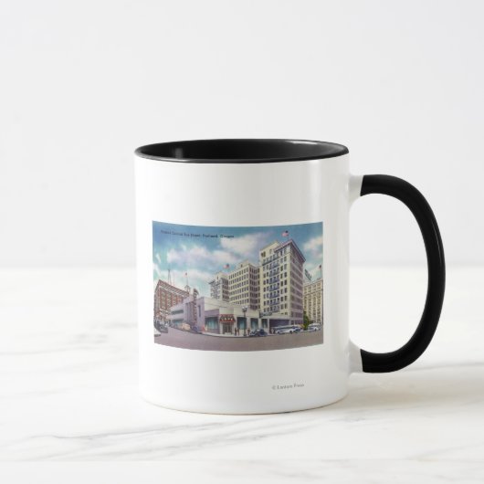 Mug Vue extérieure du Portland Central Bus (Droite)