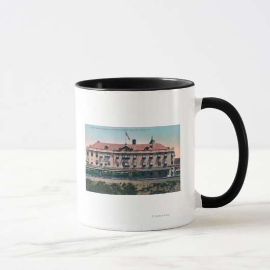 Mug Vue extérieure du terminal et du dépôt (Droite)