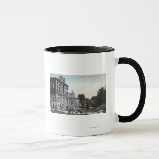 Mug Vue extérieure du tribunal du comté de Polo (Droite)