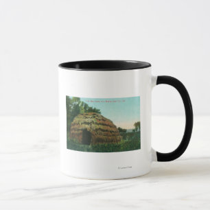 Mug Vue extérieure d'un comté de Tule HutLake, CA
