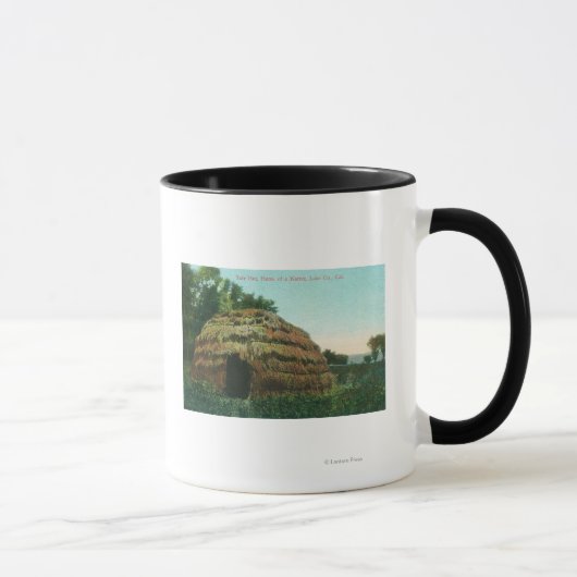 Mug Vue extérieure d'un comté de Tule HutLake, CA (Droite)