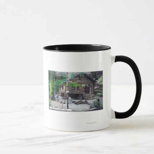 Mug Vue extérieure d'une cabine à billesCazadero, CA (Droite)