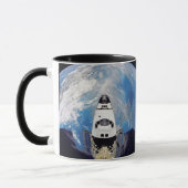 Mug Vue Fish Eye de la navette spatiale Atlantis en or (Gauche)