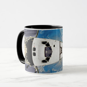Mug Vue Fish Eye de la navette spatiale Atlantis en or