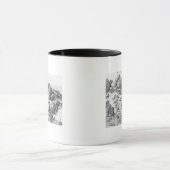 Mug Vue générale de la bataille de Muhlberg (Centre)