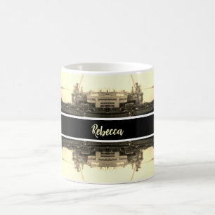 Mug Vue générale du port d'Alger en Algérie vintage