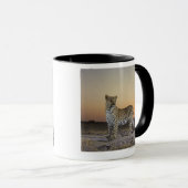 Mug Vue intégrale de léopard (pardus de Panthera) (Devant droit)