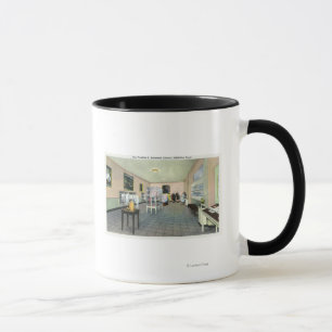 Mug Vue intérieure de la bibliothèque de FDR,