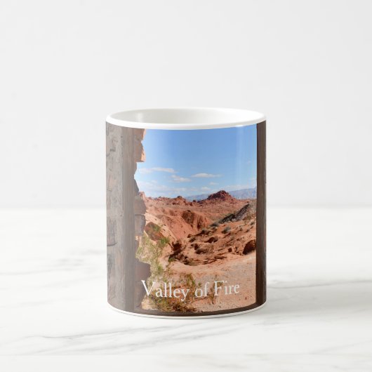 Mug Vue intérieure de la cabine sur la Vallée de Feu   (Centre)