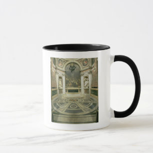 Mug Vue intérieure de la chapelle octogonale de Chigi