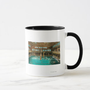 Mug Vue intérieure des bains de natation
