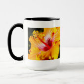 Mug Vue latérale de l'Hibiscus orange (Gauche)