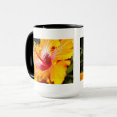 Mug Vue latérale de l'Hibiscus orange (Devant gauche)