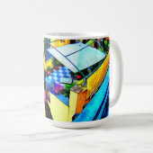 Mug Vue matinale depuis un balcon des Cinque Terre (Devant droit)