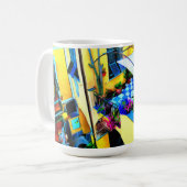 Mug Vue matinale depuis un balcon des Cinque Terre (Devant gauche)