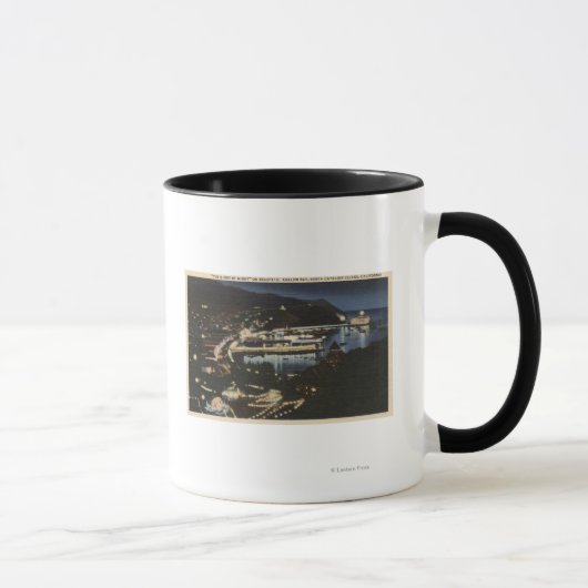 Mug Vue nocturne de la baie d'Avalon (Droite)