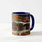 Mug Vue nocturne du pont d'Anshun (Devant droit)