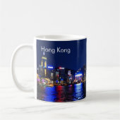 Mug Vue nocturne sur le front de mer de Hong Kong (Gauche)