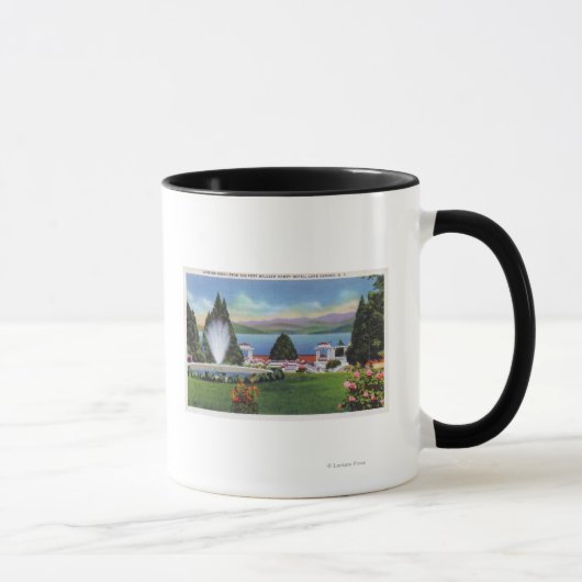 Mug Vue nord du lac de Ft. William Henry (Droite)