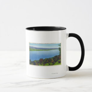 Mug Vue nue de colline de lac Canandaigua