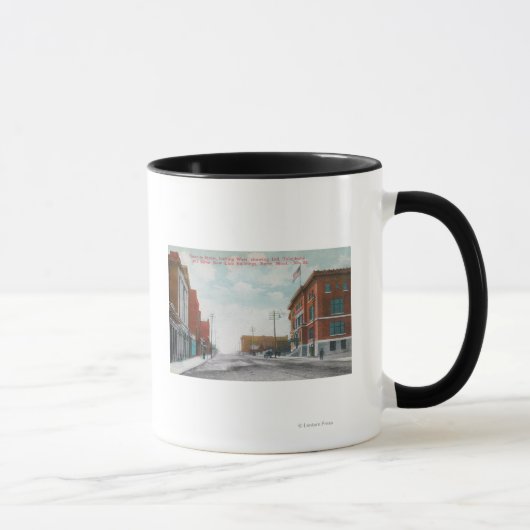 Mug Vue occidentale de Granite StreetButte, MT (Droite)