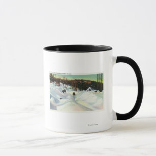 Mug Vue olympique de course de bobsleigh sur Mt. Van