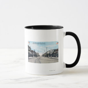 Mug Vue ouest de la rue Heron depuis le pont