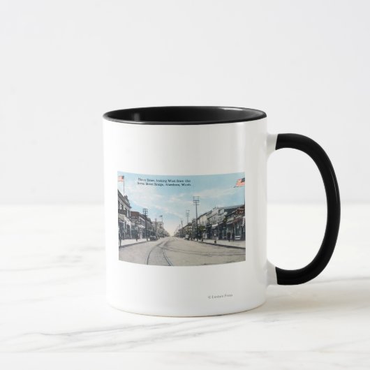 Mug Vue ouest de la rue Heron depuis le pont (Droite)