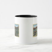 Mug Vue panoramique du désert de Californie (Centre)