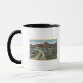 Mug Vue panoramique du désert de Californie (Gauche)