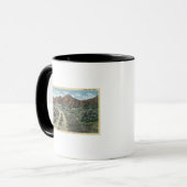Mug Vue panoramique du désert de Californie (Devant gauche)