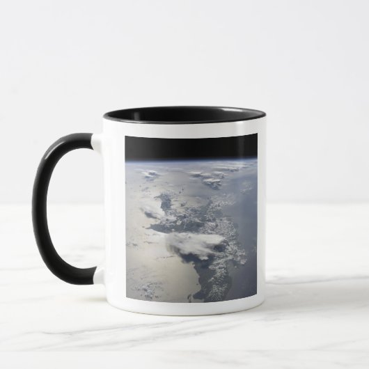 Mug Vue panoramique sur l'île d'Hispaniola (Gauche)