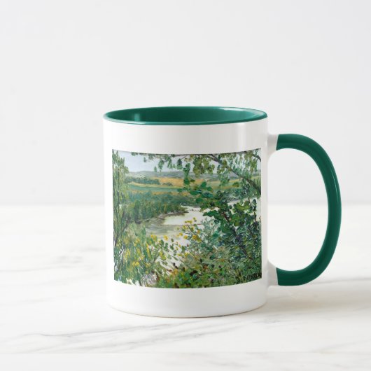 Mug Vue pittoresque sur le Mississippi depuis le Bluff (Droite)
