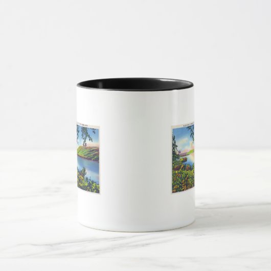 Mug Vue routière d'état de Bluff Point (Centre)