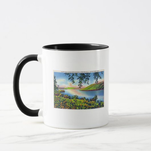 Mug Vue routière d'état de Bluff Point (Gauche)