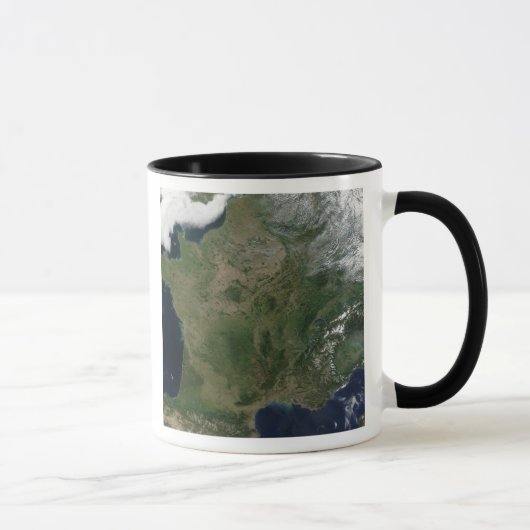 Mug Vue satellite de la France (Droite)