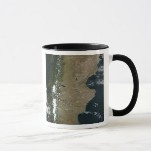 Mug Vue satellite de la région de Patagonia
