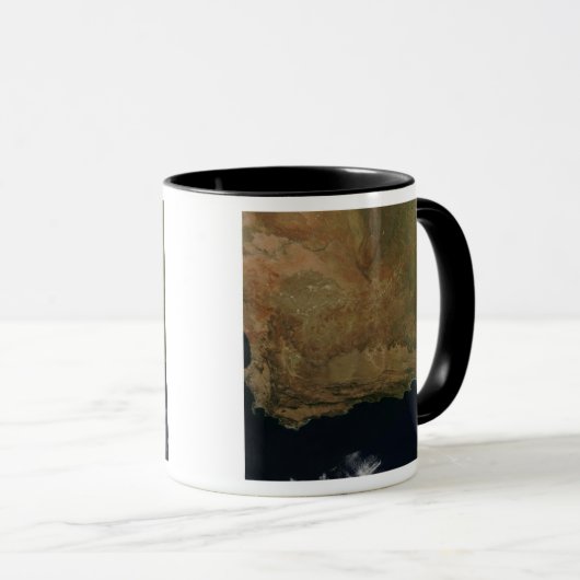 Mug Vue satellite de l'Afrique du Sud (Devant droit)