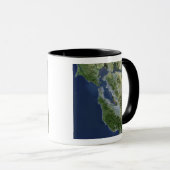 Mug Vue satellite de San Francisco, Californie (Devant droit)